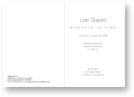 Lori Glavin art invite inside