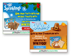 BlogHer Poptarts Banner Ad